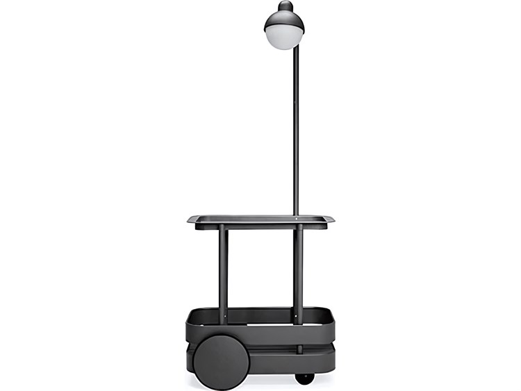 Fatboy Outdoor Jolly Trolley Lighted Bar Cart in Anthracite