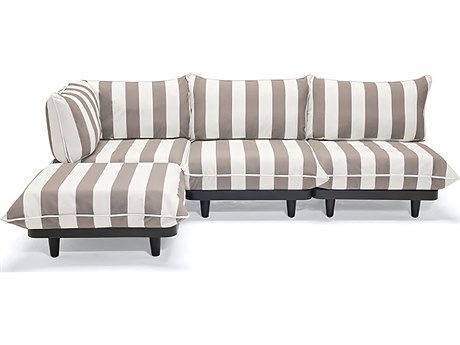 Fatboy Outdoor Paletti Large Lounge Set in Stripe Cacao