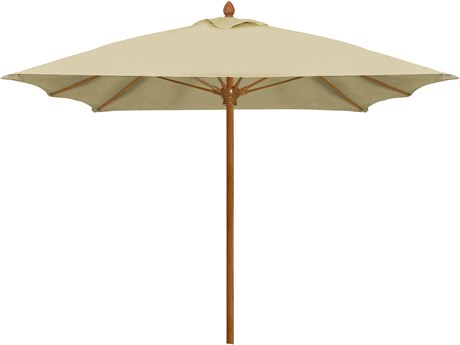 Fiberbuilt Umbrellas Prestige - Diamante Fiberglass 6' Square Push Up & Pin Umbrella