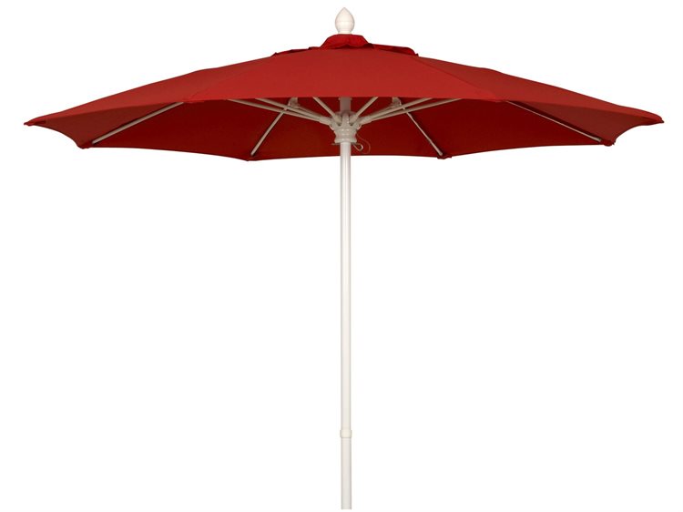 Fiberbuilt Umbrellas Market 7.5' Push Up Lift No Tilt Umbrella