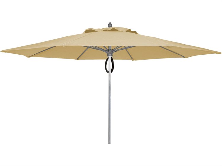 Fiberbuilt Umbrellas Prestige Riva 9' Push Up Lift No Tilt Umbrella