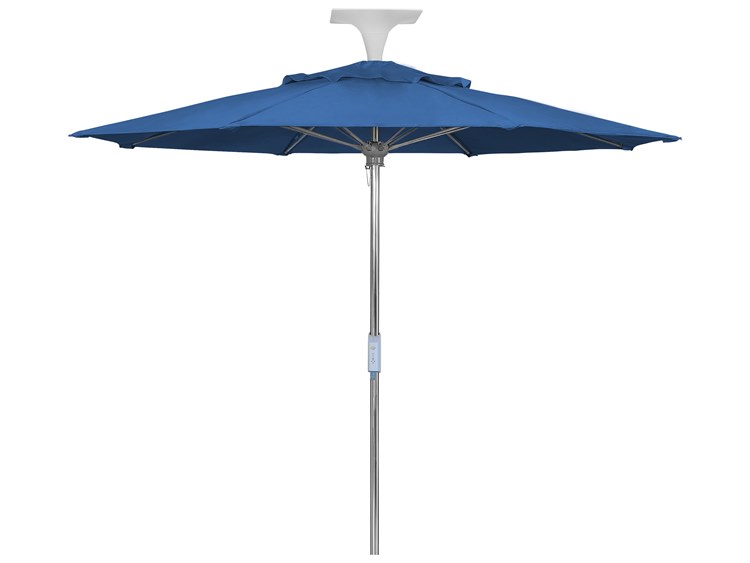 Fiberbuilt Umbrellas Wattsun Aluminum 9'' Octagon Push Up & Pin Umbrella