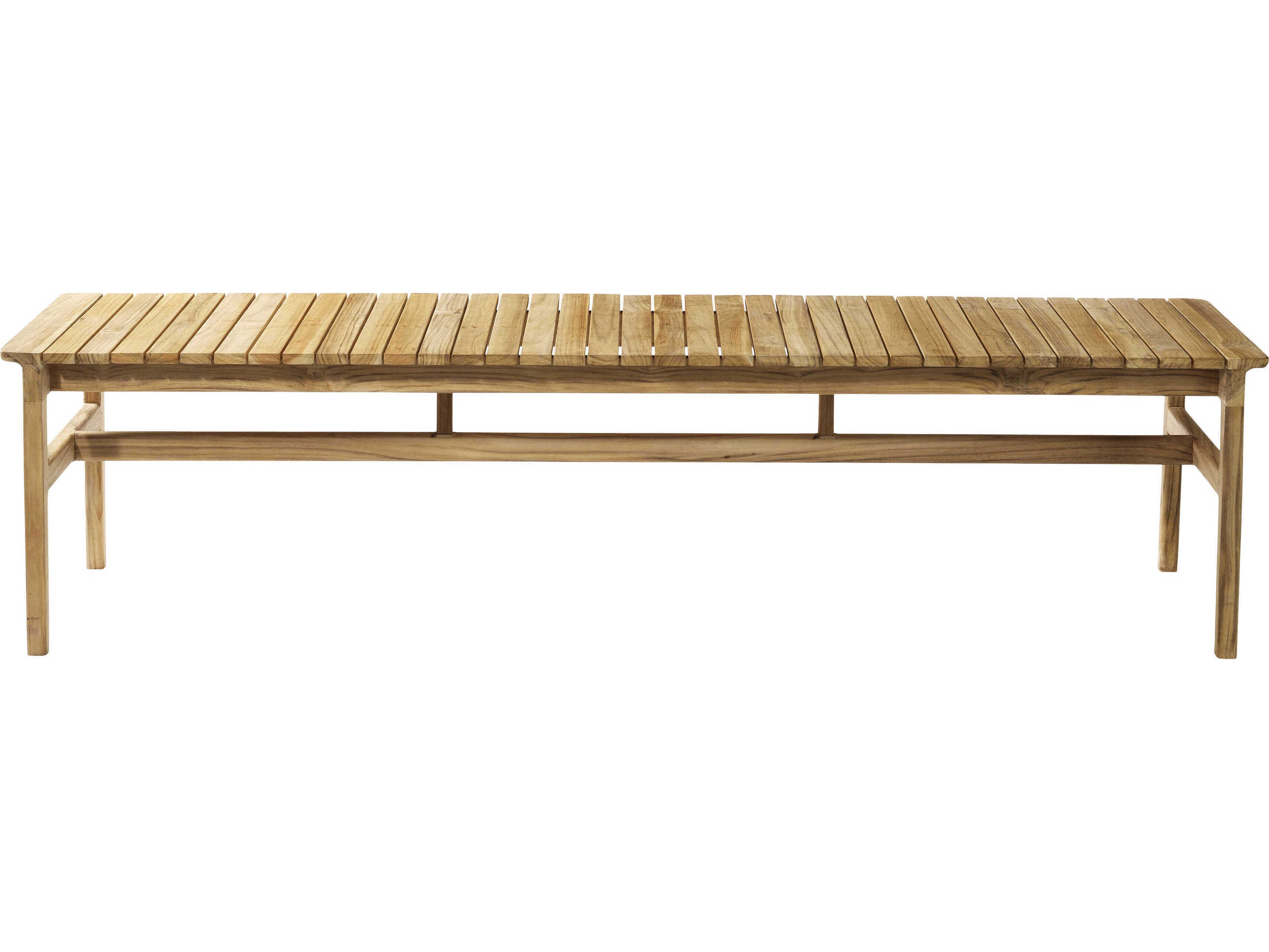 FDB Mobler Outdoor Sammen Natural Teak Bench