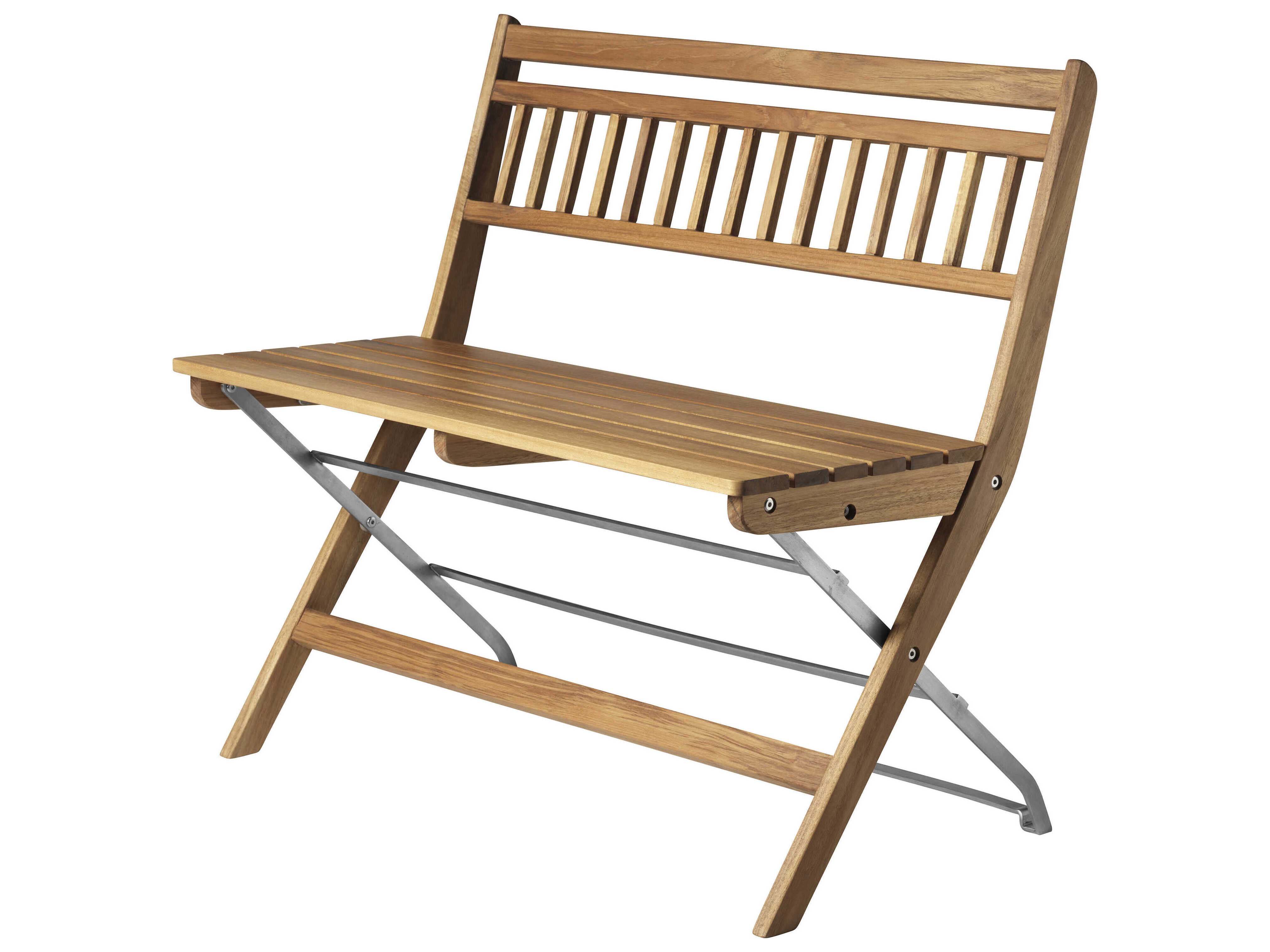 FDB Mobler Outdoor Lilleo Natural Teak Bench