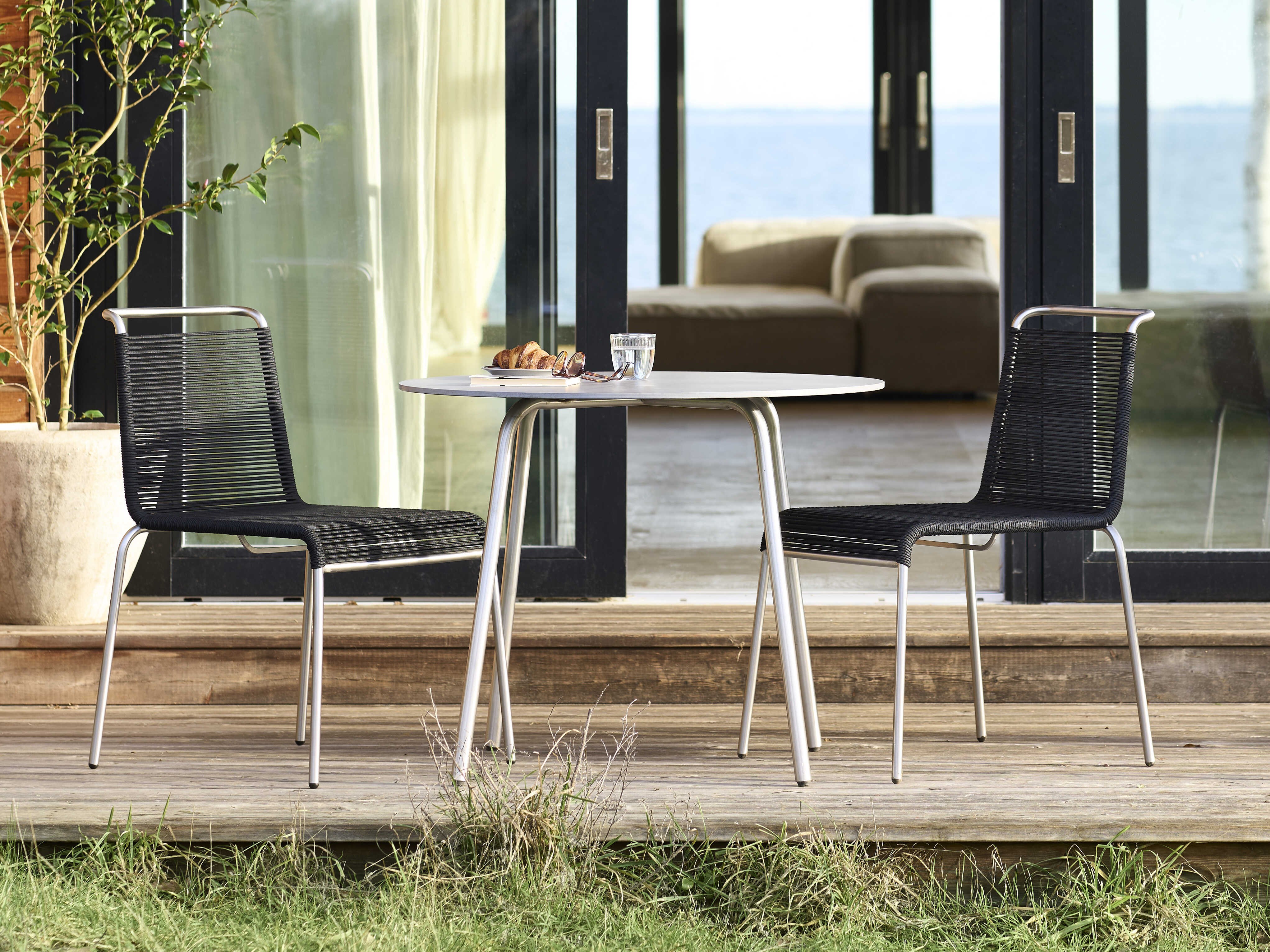 FDB Mobler Outdoor Salto Steel Dining Set