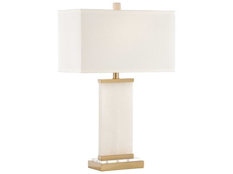 Frederick Cooper Damon Natural White Cream Linen Buffet Lamp