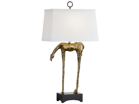 Frederick Cooper Homer Antique Gold Off White Silkette Buffet Lamp