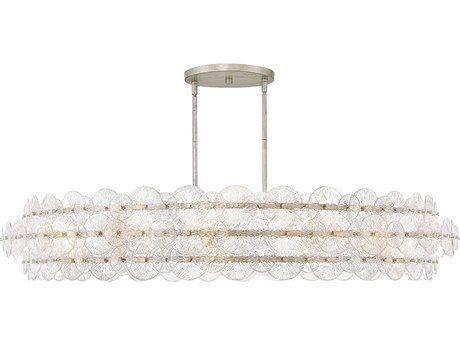 Fredrick Ramond Rene 10-Light Glacial Gray Pendant