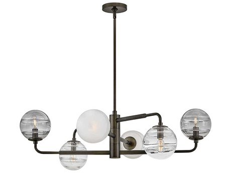 Fredrick Ramond Oberon 6-Light Black Oxide Globe Chandelier