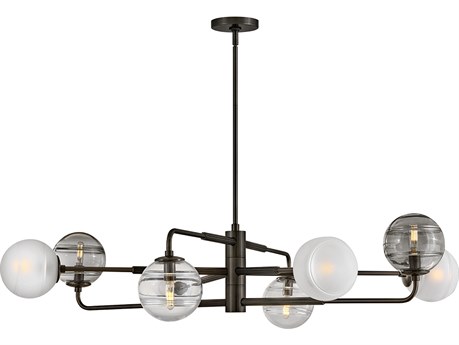 Fredrick Ramond Oberon 8-Light Black Oxide Globe Chandelier