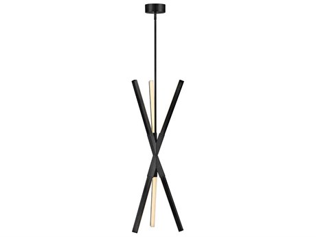 Fredrick Ramond Rae Black LED Linear Pendant