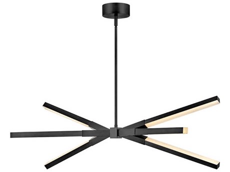 Fredrick Ramond Rae Black LED Linear Island Pendant