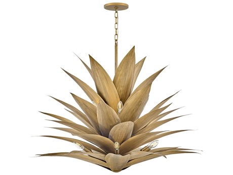 Fredrick Ramond Agave 12-Light Burnished Gold LED Pendant