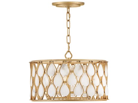 Fredrick Ramond Estie 3-Light Piastra Gold Pendant