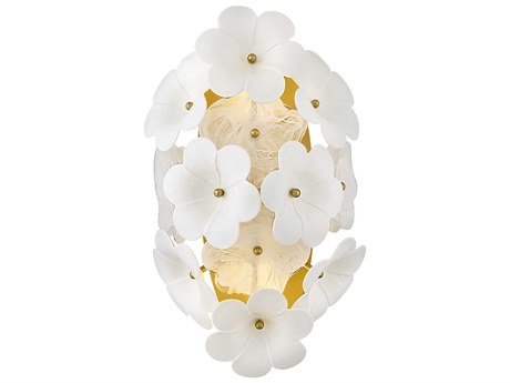 Fredrick Ramond Marianne 2-Light Deluxe Gold Wall Sconce