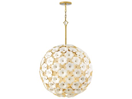 Fredrick Ramond Marianne 7-Light Deluxe Gold Pendant