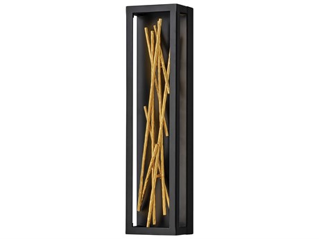 Fredrick Ramond Styx Black Gilded Gold LED Wall Sconce