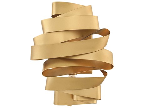 Fredrick Ramond Delfina 2-Light Deluxe Gold Wall Sconce