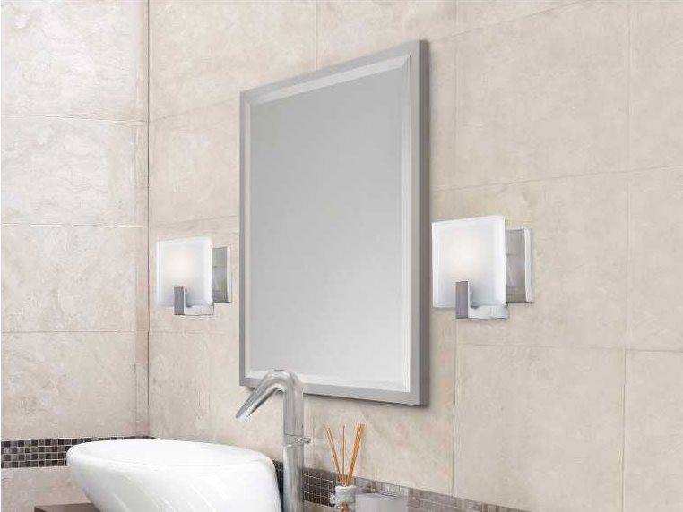 Feiss Halstad Chrome 24''W x 30''H Wall Mirror FEIMR1093CH