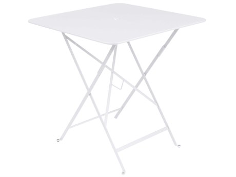 Fermob Bistro Steel Square Umbrella Hole Dining Table