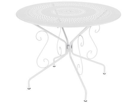 Fermob Montmartre Steel Round Umbrella Hole Dining Table