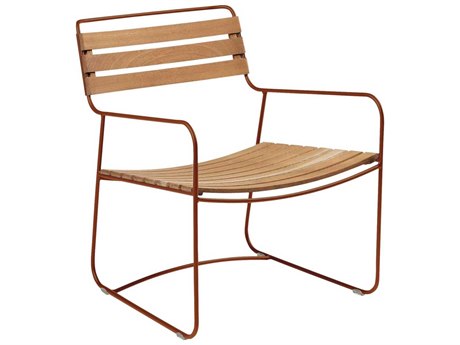 Fermob Surprising Steel Teak Lounge Chair