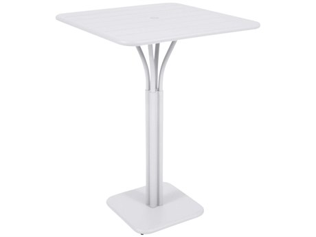 Fermob Luxembourg Aluminum Square Umbrella Hole Bar Table