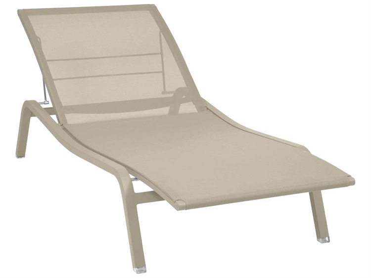 Fermob Alize Aluminum Sling Chaise Lounge