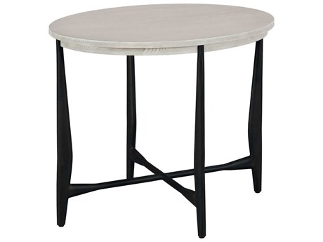 Fairfield Chair Libby Langdon Oval Wood Sheer Dove End Table