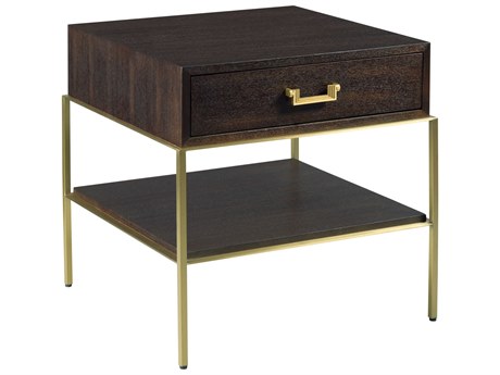 Fairfield Chair Libby Langdon Square Wood Dark Sable End Table