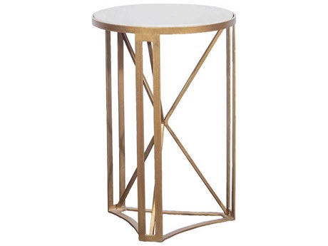 Fairfield Chair Libby Langdon Round Marble Champagne End Table