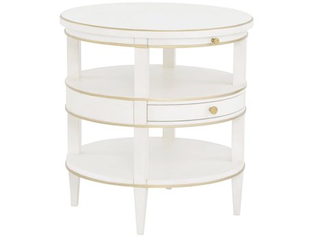 Fairfield Chair Camille Round Wood End Table