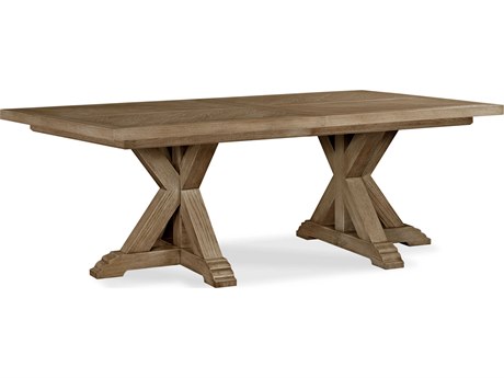 Fairfield Chair Monogram Rectangular Wood French Oak Dining Table