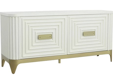 Fairfield Chair East Camden 72" Poplar Wood Pearl Credenza Sideboard