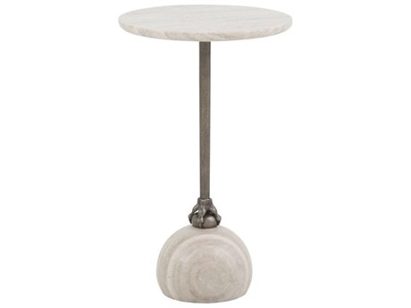 Fairfield Chair Sundries Round Marble End Table