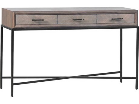 Fairfield Chair Expedition Rectangular Wood Grecian Clay Console Table