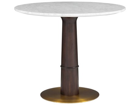 Fairfield Chair Westwood Round Marble Graphite White Carrara Dining Table