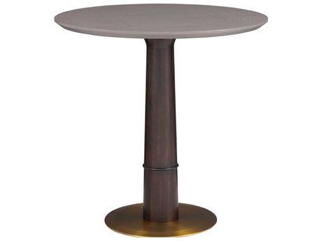 Fairfield Chair Westwood Round Wood Graphite Heathered Gray Dining Table