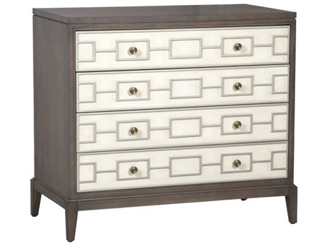 Fairfield Chair Monogram White Maple Wood Accent Chest