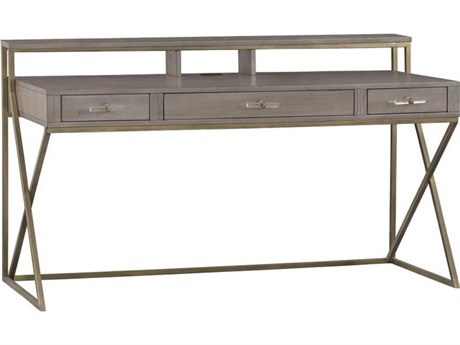 Fairfield Chair Monogram Gray Oak Wood Secretary Desk