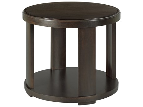 Fairfield Chair Monogram Round Wood End Table
