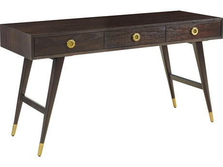 Fairfield Chair Monogram Brown Birch Wood Writing Desk