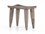 Four Hands Outdoor Grass Roots Aged Natural Outdoor Stool  FHOJLAN242