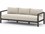Four Hands Outdoor Solano Bronze / Ivory Strap Sofa with Stone Grey Cushion  FHO106951017