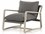 Four Hands Outdoor Solano Washed Brown Teak Lounge Chair with Faye Sand Cushion  FHOJSOL077