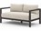 Four Hands Outdoor Solano Bronze Aluminum / Ivory Rope Loveseat with Faye Ash Cushion  FHO223341005