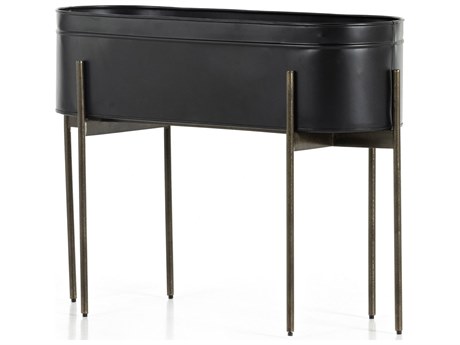 Four Hands Outdoor Marlow Matte Black Planter