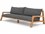 Four Hands Outdoor Solano Natural Teak / Ivory Strap Sofa with Faye Sand Cushion  FHO225399005