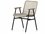 Four Hands Outdoor Solano Weathered Grey Teak / White Aluminum / Grey Rope Dining Chair  FHO226839004
