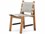 Four Hands Outdoor Solano Natural Teak / Dark Grey Rope Dining Chair with Charcoal Cushion  FHO226840001